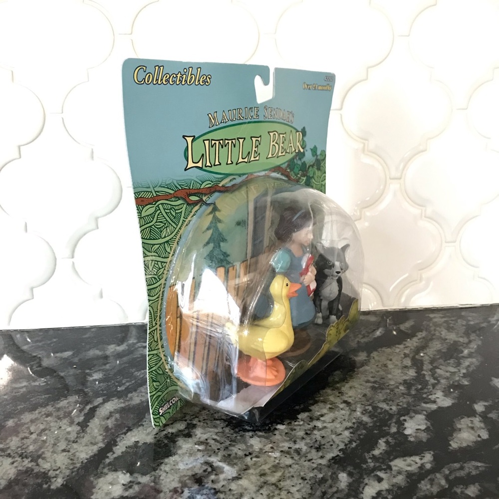 Vintage Maurice Sendak’s Little Bear Emily Lucy Cat & Duck Figure Toy 1999 NEW - Picture 4 of 7